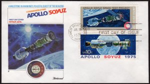 SC#1569-70 10¢ Apollo-Soyuz Mission: Fleetwood (1975) Unaddressed