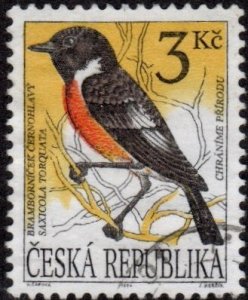 Czech Republic 2929 - Used - 3k African Stonechat (1994)