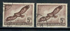 Austria 1953 Used Stamps Scott C58 Birds Common buzzard