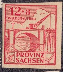 Germany DDR Russian Occupation Saxony 1945 -  13NB2A MNH