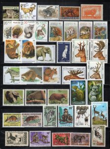 Wild Animals Stamp Collection ALL MNH Wildlife Monkeys Zebra ZAYIX 0324S0057