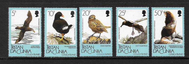 Tristan da Cunha  #455-459  Mint NH