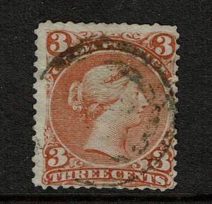 Canada SC# 25 Used / Sm Bottom Tear - S5478