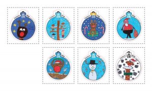 Guernsey Great Britain 2014 Merry Christmas and Happy New Year ! Set  MNH