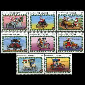 ST.V.G. 1989 - Scott# 675-82 Disney-Cars Set of 8 NH