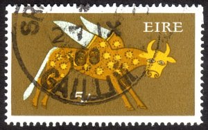 1969, Ireland 5Sh, Winged Ox, Used, Sc 264