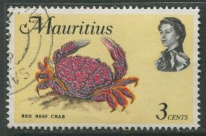 STAMP STATION PERTH Mauritius #340 Sea Life Definitive  Issue FU 1969