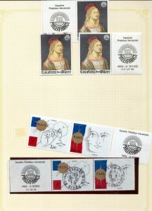 FRANCE 1980s Art Paintings MH MNH Used (Appx 80+Stamps) (Mzt 543 