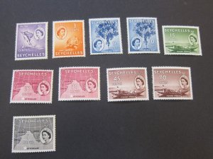 Seychelles 1954 Sc 173-8,81,3,5-6 MH