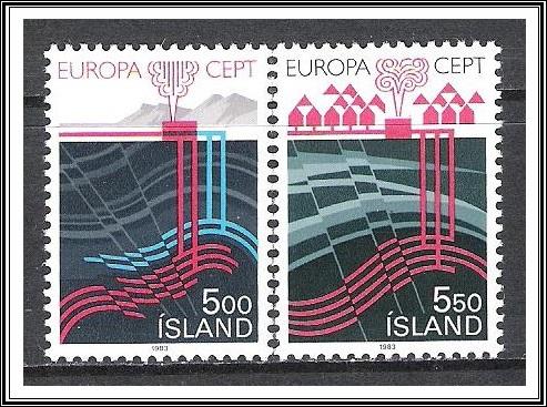 Iceland #573-574 Europa MNH