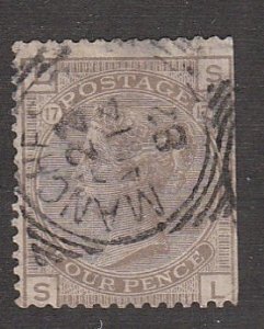 Great Britain # 84, Queen Victoria, used, 5% Cat