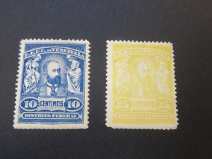 Venezuela 1905 Sc 246-7 MH