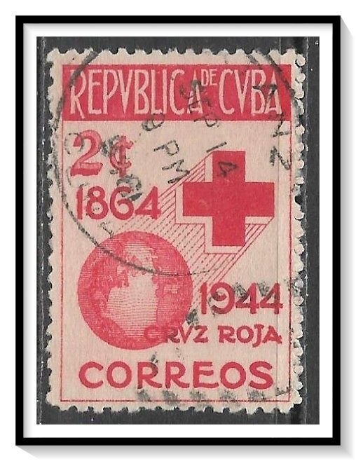 Caribbean #404 Red Cross Used