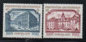 Liechtenstein Sc 636-637 1978 Europa set stamp mint NH