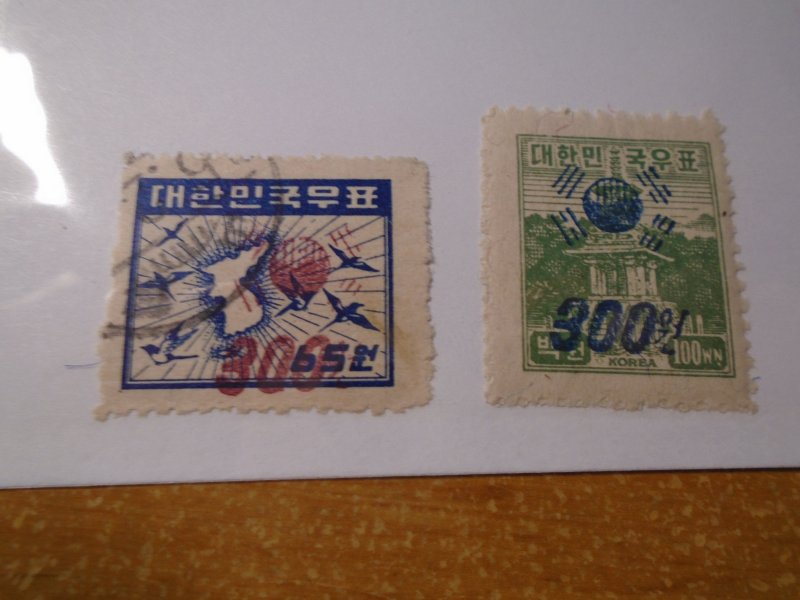 Korea  #  180-81  used/  MH