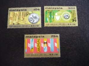 Stamps - Malaysia - Scott# 135-137 - Used Set of 3 Stamps