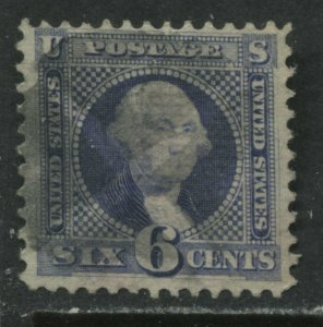 USA 1869 6 cents Washington used