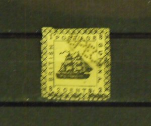 16514   BRITISH GUIANA   Used # 106      Two Masts              CV$ 65.00