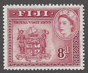 Fiji, #155 mint single, Elizabeth II arms of Fiji