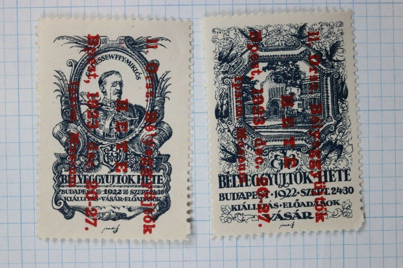 Vasar Hungary HETE 1922-23 OP Russia Stamp collector Philatelic Museum Poster ad