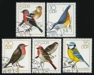 GERMANY DDR Sc 1976-80 VF/USED - 1979 Birds