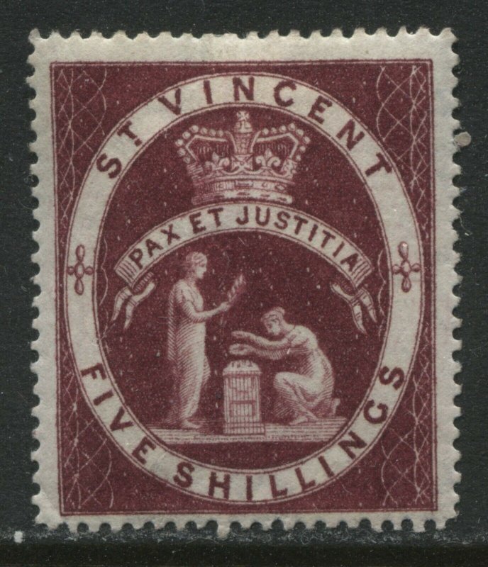 St. Vincent QV 1888 5/ mint o.g. hinged