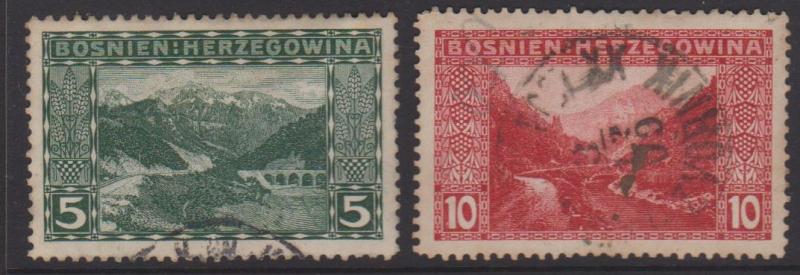 Bosnia Herzegovina Sc#33,35 Used