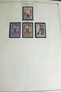 Cameroons Stamp Collection on Specialty Pages. 1941-1978