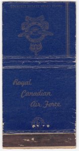 Canada Revenue 3/10¢ Excise Tax Matchbook ROYAL CANADIAN AIR FORCE