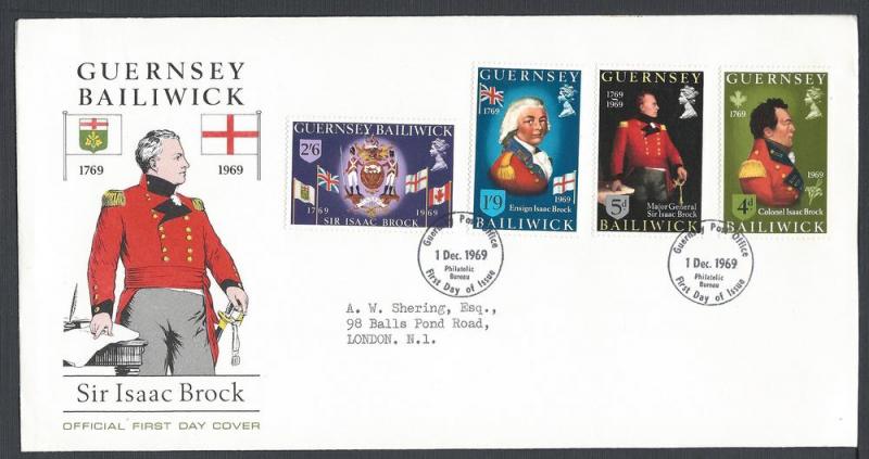 Great Britain-Guernsey, FDC