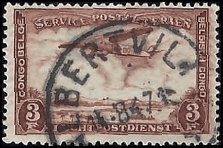 BELGIAN CONGO   #C10 USED (4)