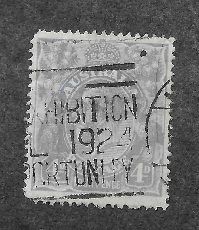 Australia 33 4d KGV single Used (z1)