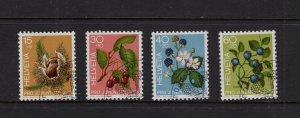 Switzerland #B418-21 (1973 Fruits semi-postal  set) VF used CV $1.80