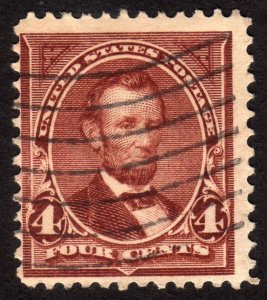 1898, US 4c, Lincoln, Used, Sc 280