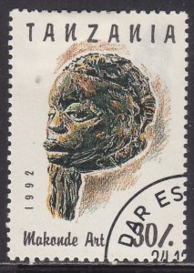 Tanzania 985B Makonde Face Art 1992