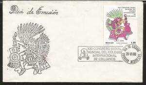 J) 1980 MEXICO, XXII INTERNATIONAL BIENNIAL CONGRESS INTERNATIONAL COLLEGE OF SU