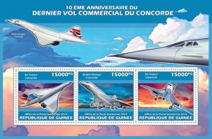 GUINEA 2013 SHEET CONCORDE AVIATION