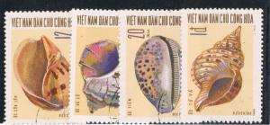 Vietnam 581-84 Set  Used Sea Shells (V0114)