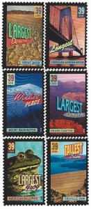 US #4033-72, Wonders of America, M-NH*-