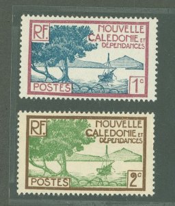 New Caledonia #136-7  Multiple