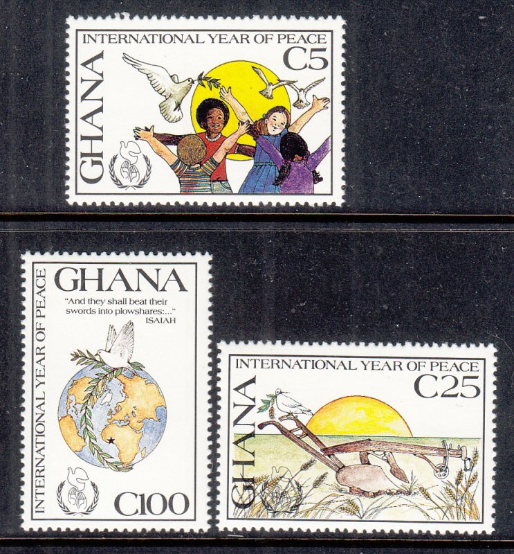 Ghana 1021-1023 MNH VF