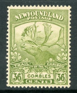 Canada 11919 Newfoundland 36¢ Caribou Scott 126 Mint G213