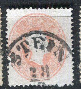 AUSTRIA; 1860-1 classic F. Joseph issue fine used Shade of 5k. value,