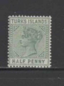 VIRGIN ISLANDS #13 1883 1p QUEEN VICTORIA MINT VF NH O.G f