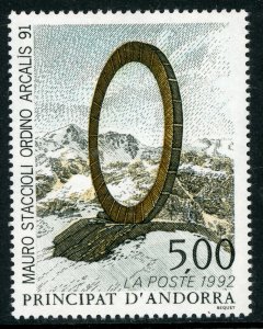 French Colony 1992 Andorra Sculpture Sc #421 MNH H289 ⭐⭐