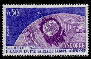 Andorra Fr 154 MNH Space, Telstar Satellite