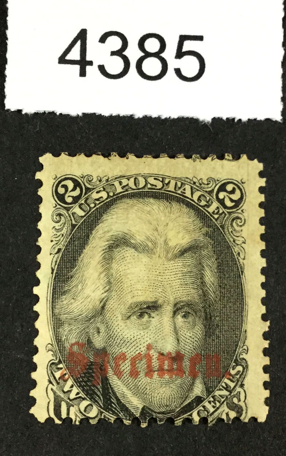 US Stamps 73S Specimen Mint OG H 350 LOT 4385 United States