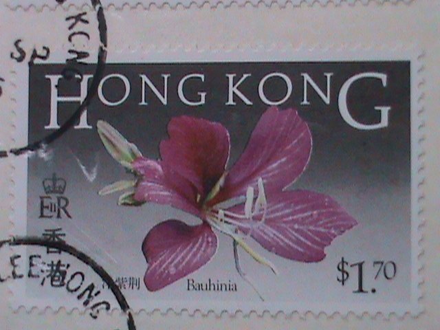 ​HONG KONG -1985-SC#451-6 BEAUTIFUL LOVELY FLOWERS FDC VERY FINE