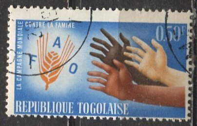 Togo; 1963: Sc. # 444; Used CTO Single Stamp