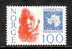 Norway Map 578 MNH VF  